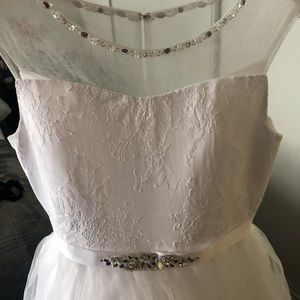Girls Formal white dress